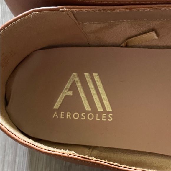 AEROSOLES Women Quilted Brown Loafers Size 11 Wide Quiet Luxury Business Causal - Picture 9 of 10